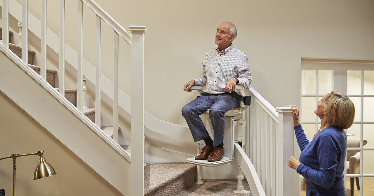 Curved Stairlifts Cornwall, from Kernow Mobility
